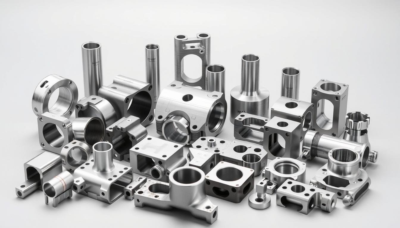 Various aluminum alloy forgings manufactured by MAIKONG showing different finishes and shapes Various aluminum alloy forgings manufactured by MAIKONG showing different finishes and shapes