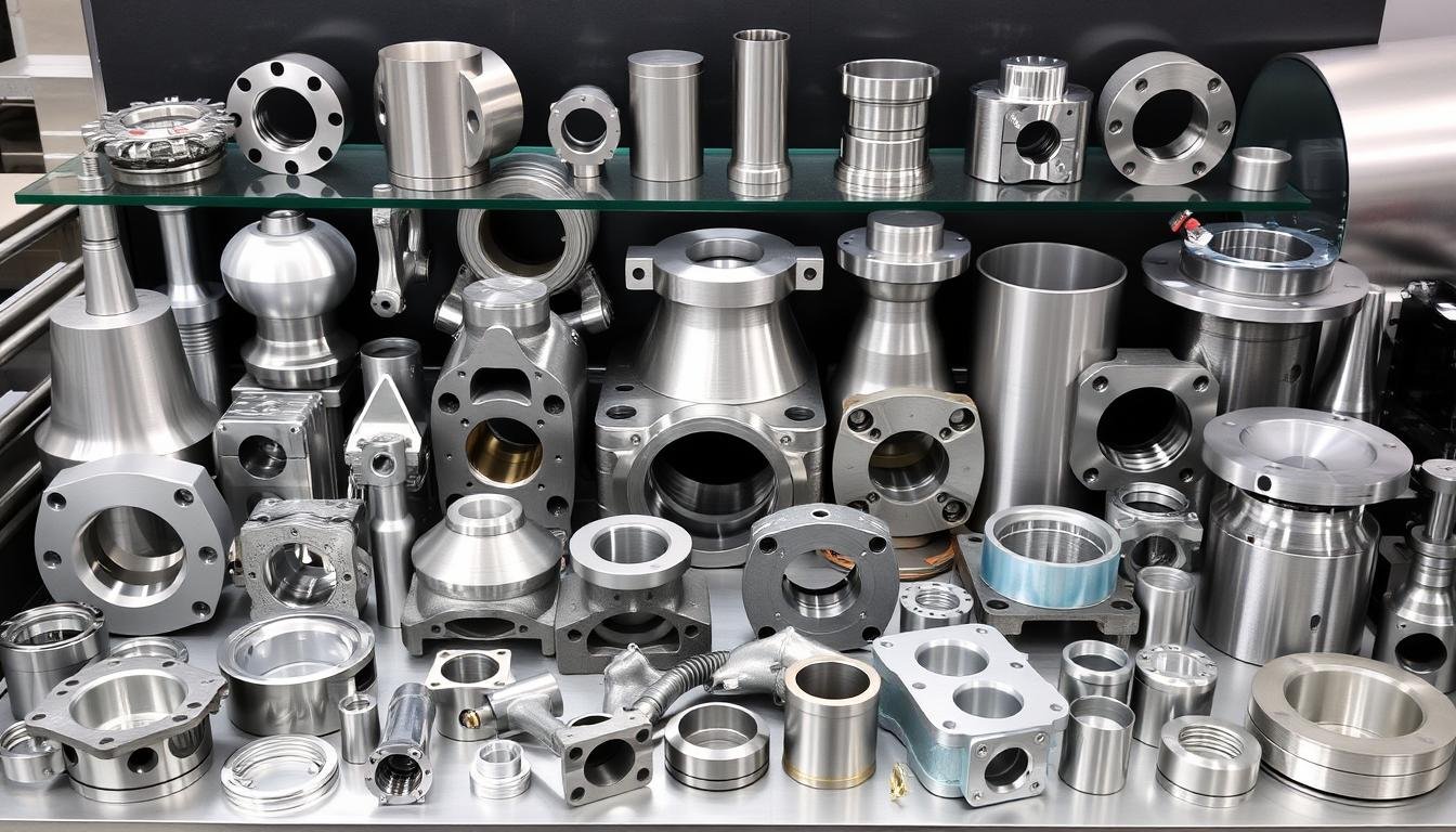 Various aluminum alloy forgings produced at MAIKONG aluminum forging factory