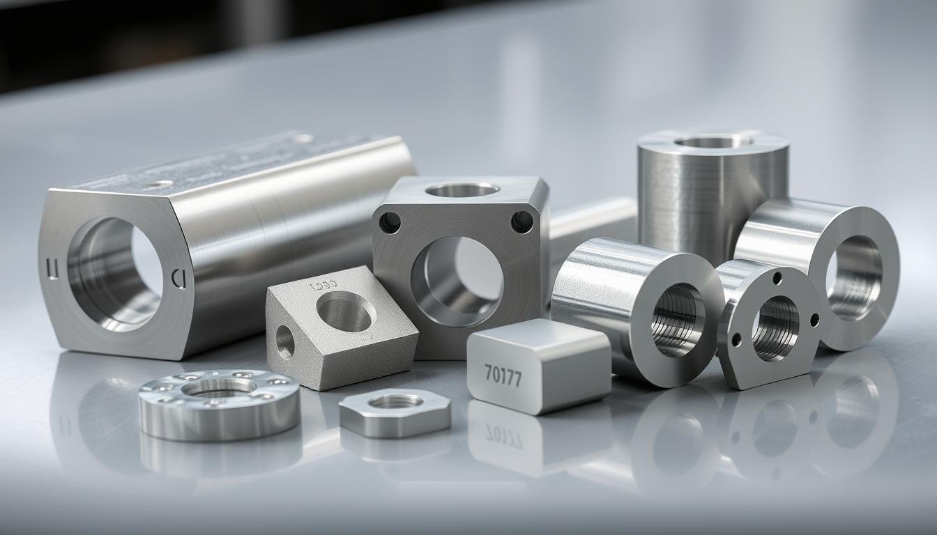 Various aluminum alloys used in different forging processes