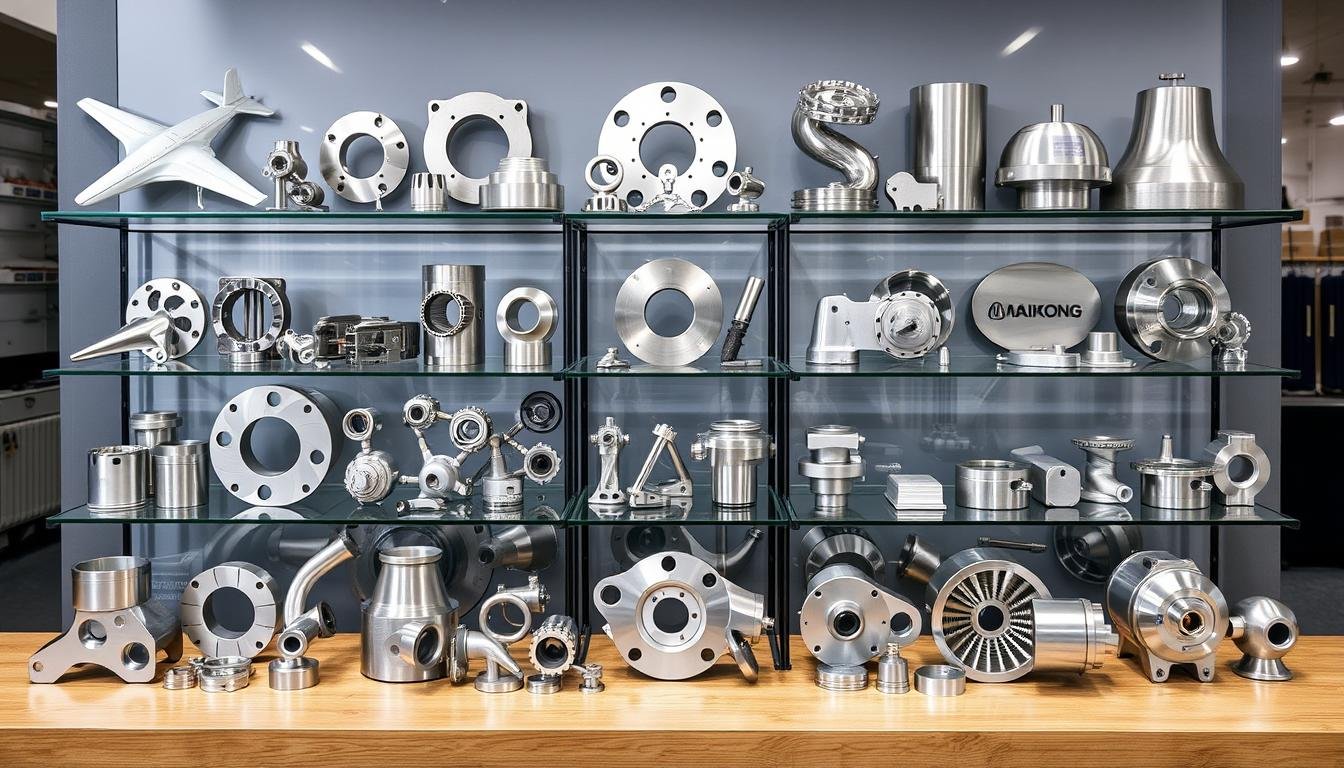 Various aluminum forged components for different industry applications Various aluminum forged components for different industry applications