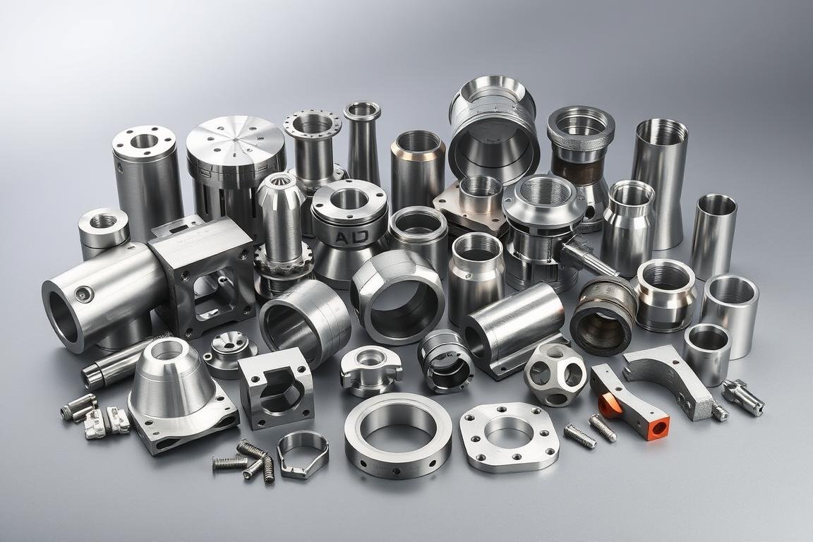 Various aluminum forged parts used in different industries Various aluminum forged parts used in different industries