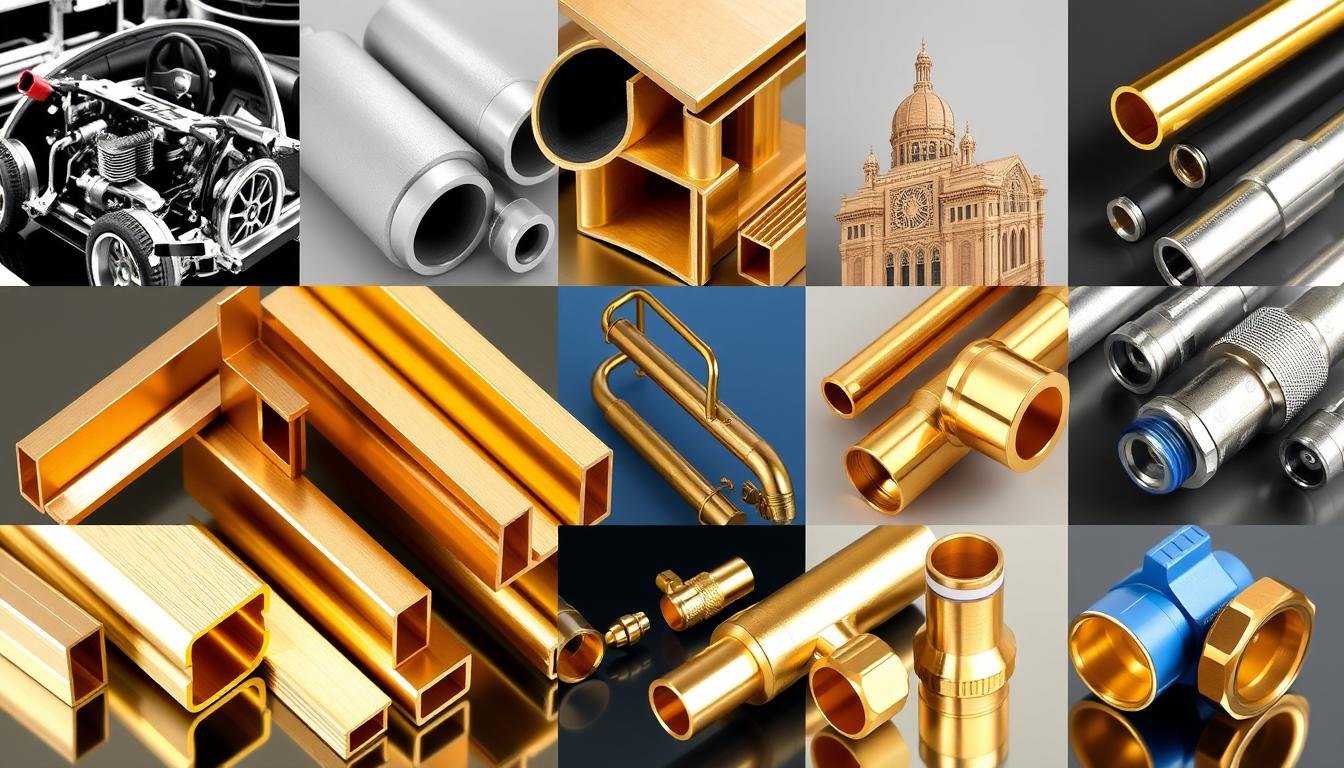 Various industrial applications of brass extrusion profiles