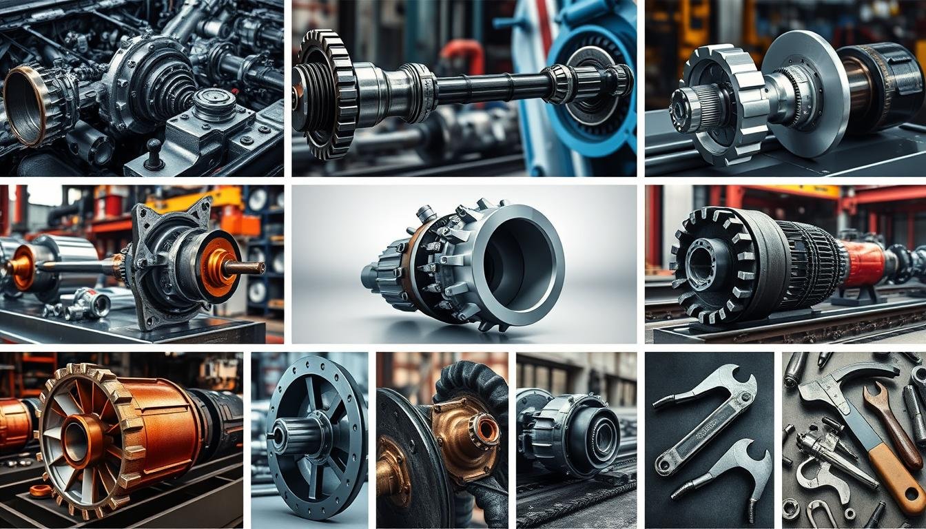 Various industrial applications of forged steel components