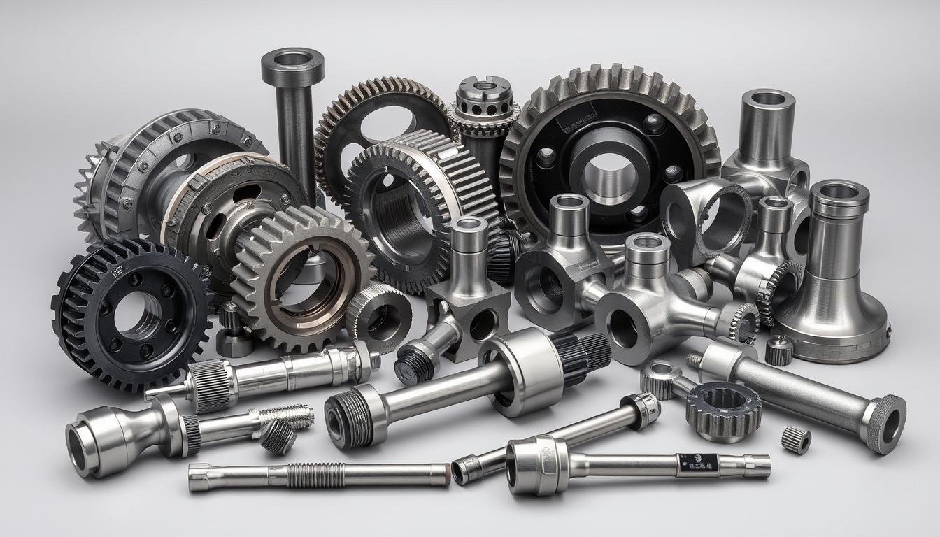 Various industrial forged components for different applications Various industrial forged components for different applications