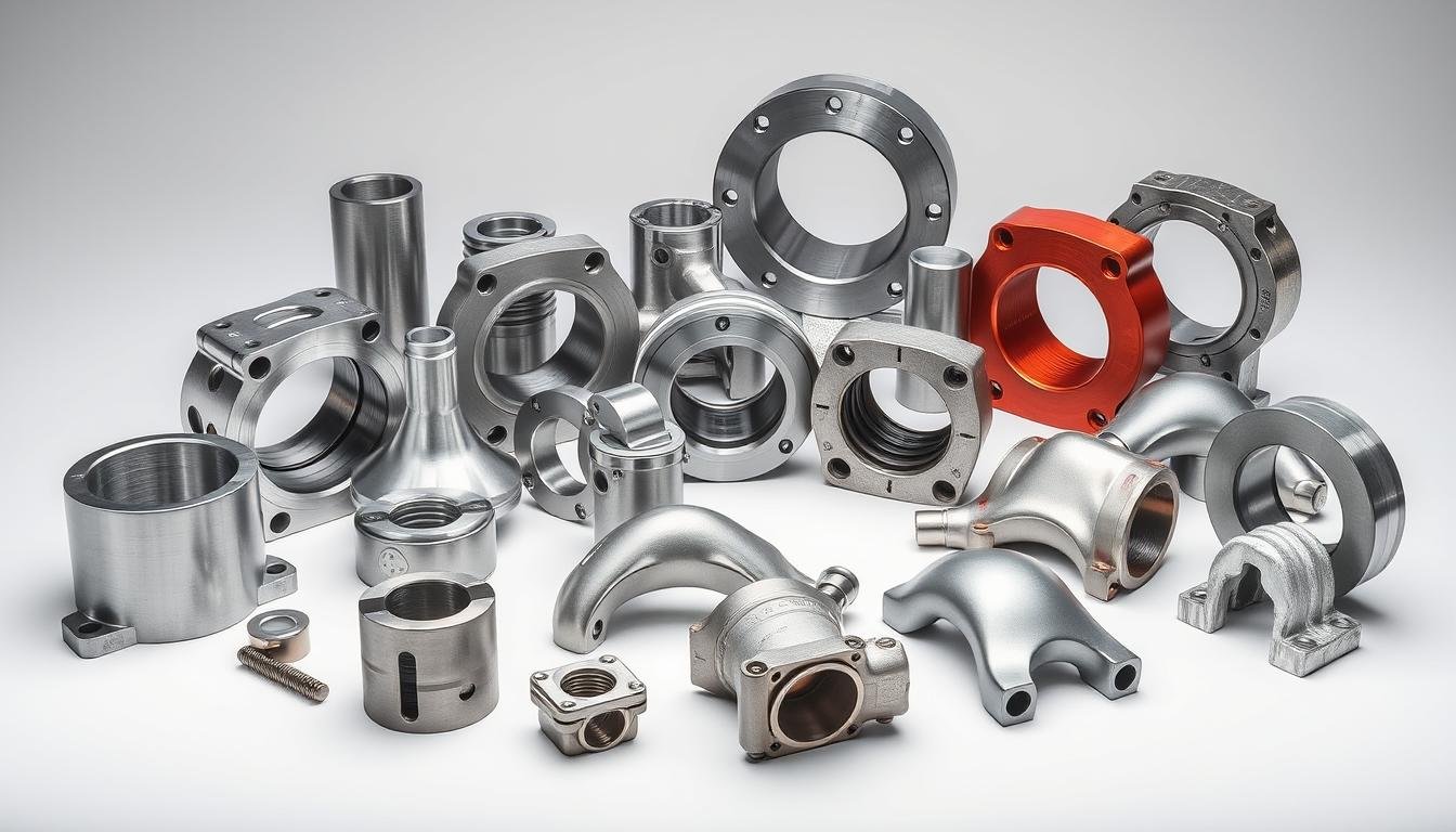 Various industrial steel forged components for different applications