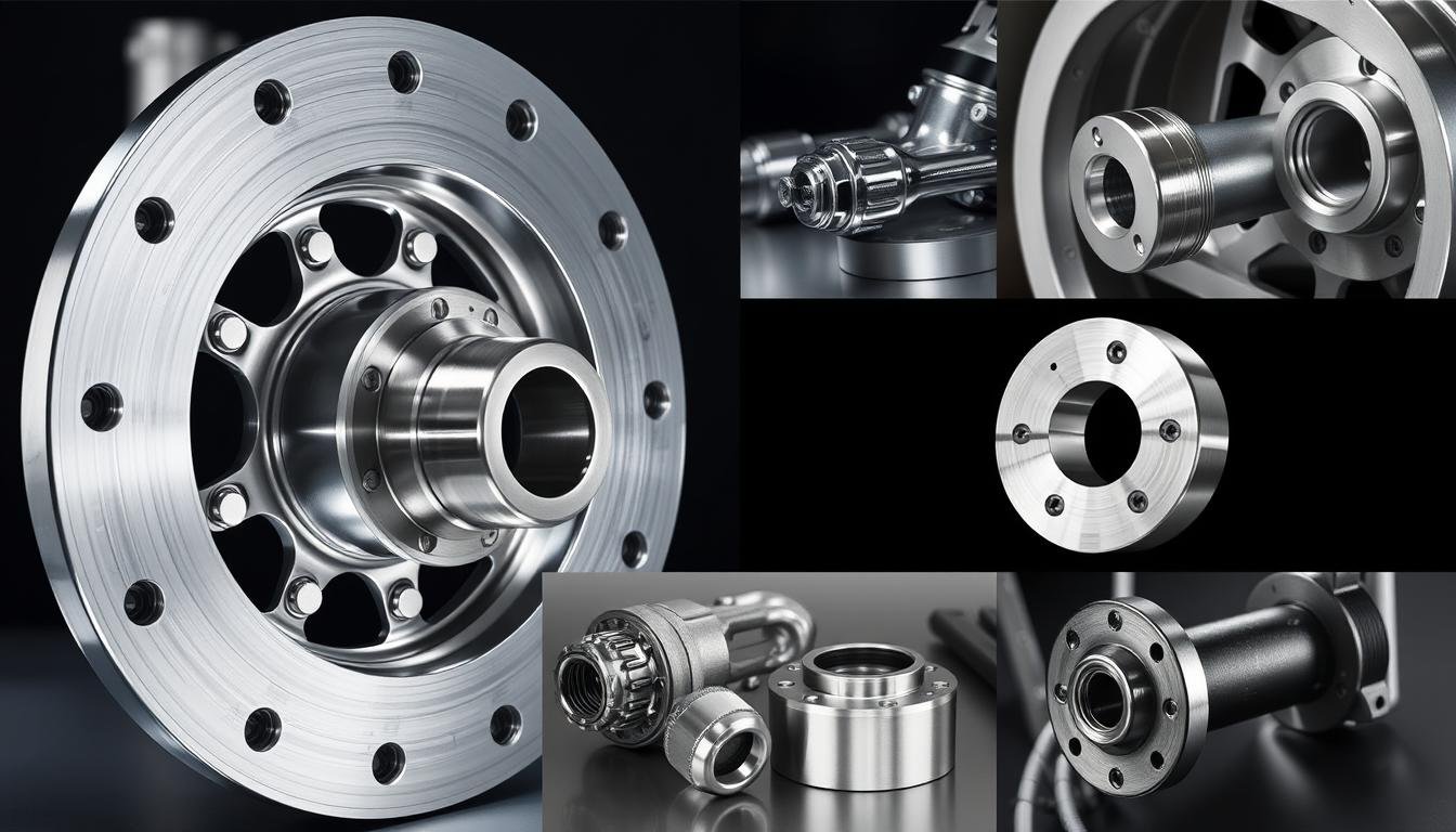 Various industry applications for machined forged aluminum center components Various industry applications for machined forged aluminum center components