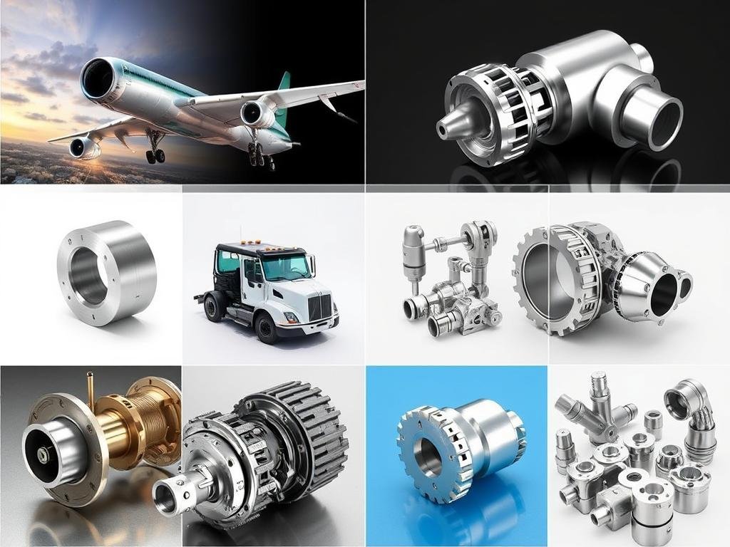 Various industry applications of aluminum forged and machined components by MAIKONG