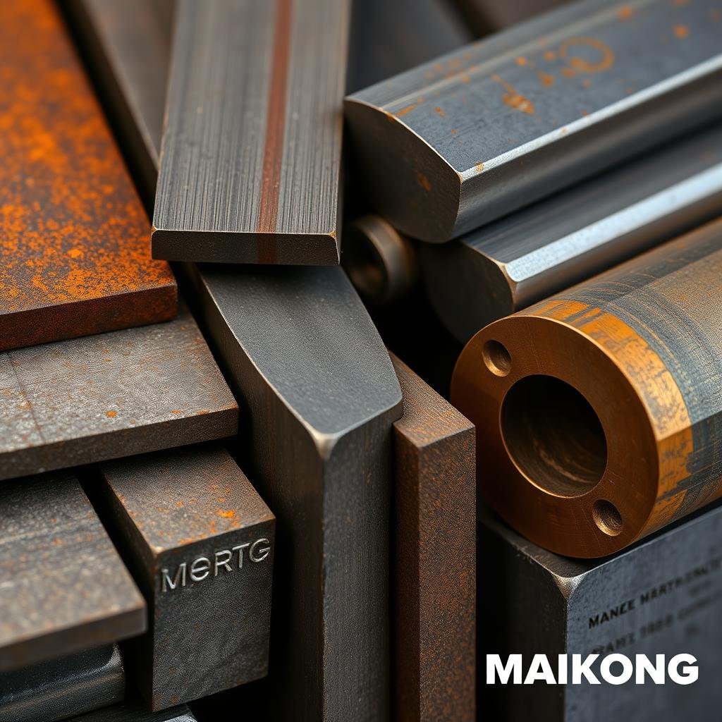 Various tool steel materials used in forge tooling manufacturing