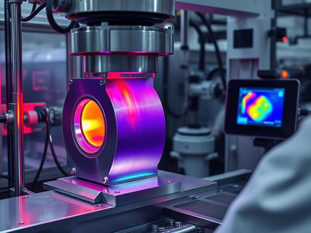 2618 T61 forged aluminum component demonstrating heat resistance in testing 2618 T61 forged aluminum component demonstrating heat resistance in testing