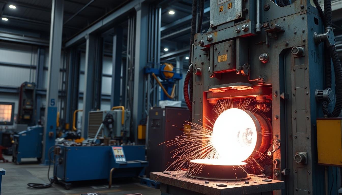 2618 aluminum forging process at MAIKONG manufacturing facility