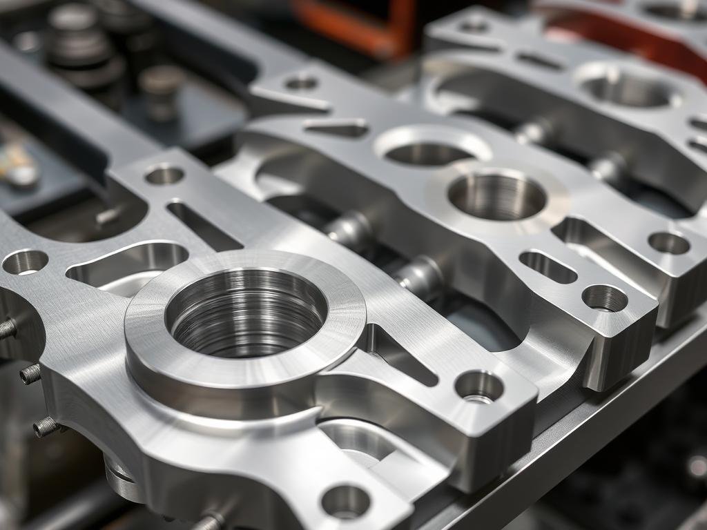 7075 aluminum forgings used in aerospace landing gear components