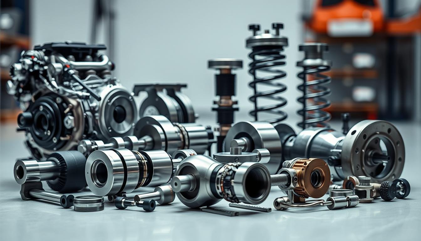 Automotive components manufactured from billet material