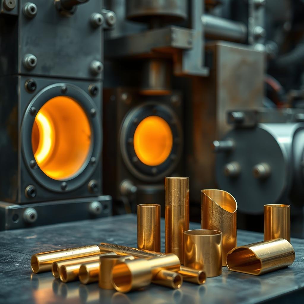 Brass extrusion process at MAIKONG facility