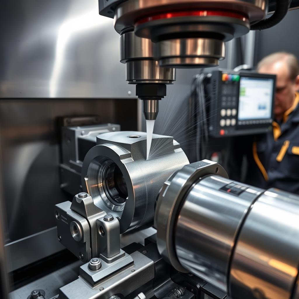 CNC machining of forged aluminum components