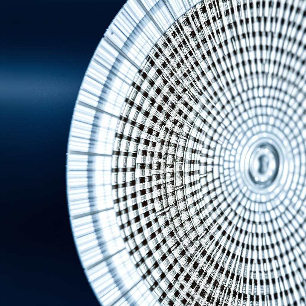 Close-up of forged aluminum 6061 wheel showing grain structure and material density