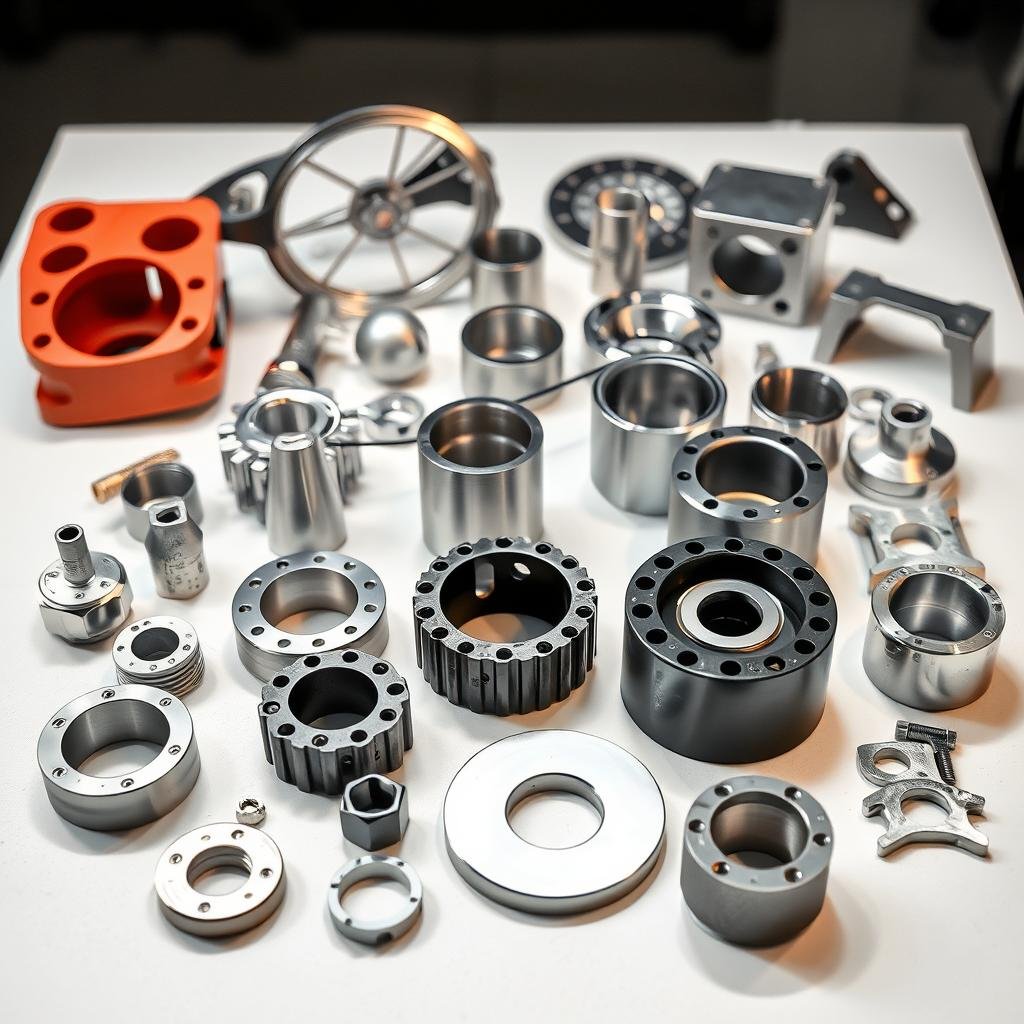 Consumer products made using small aluminum forging press