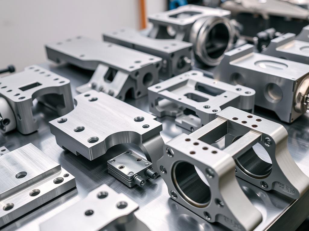 Forged aluminum aerospace components including landing gear parts