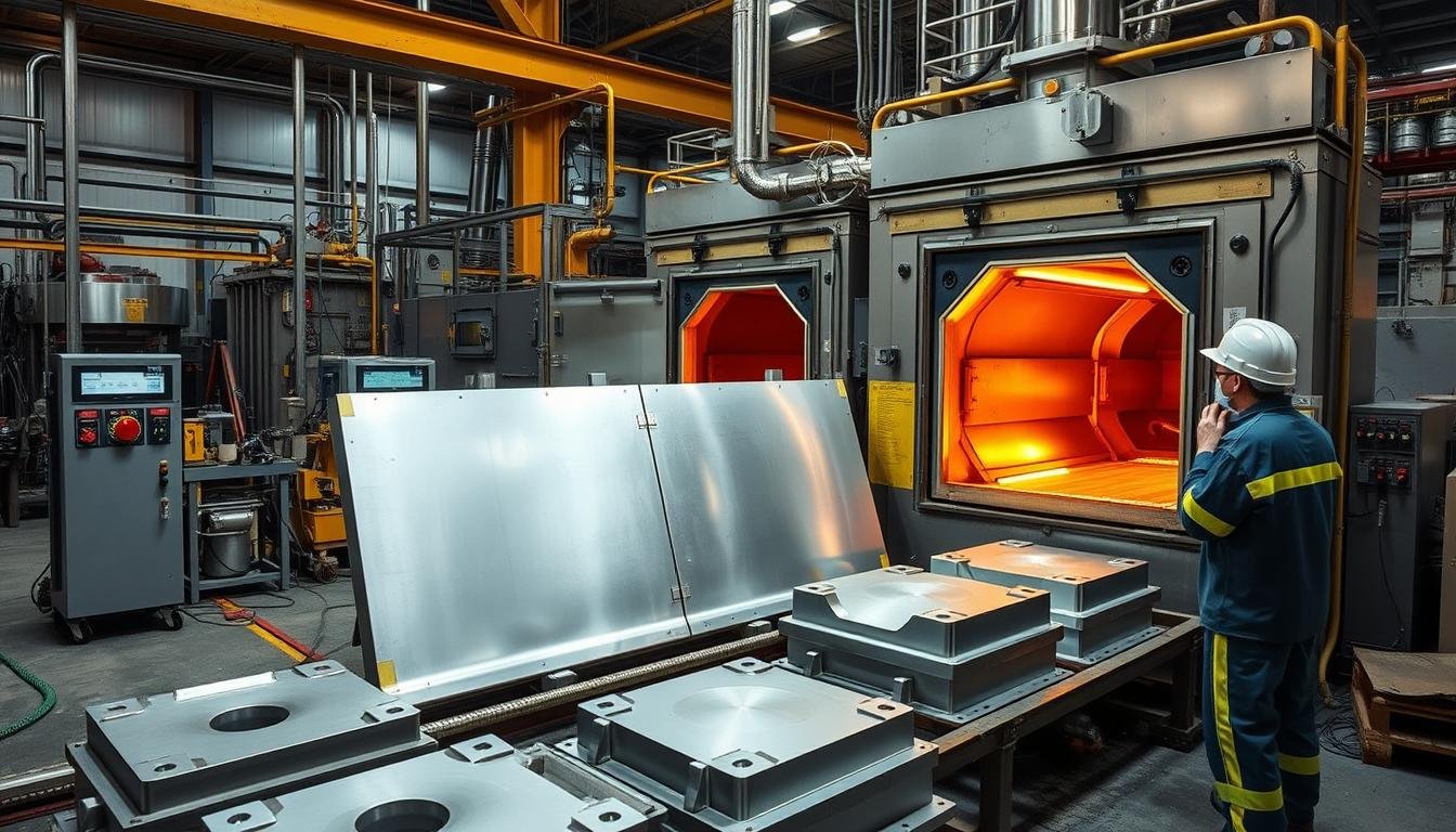 Heat treatment process at MAIKONG aluminum forging houses