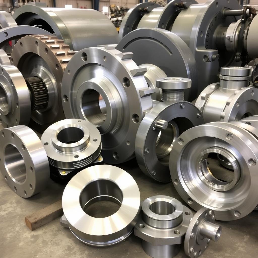 Heavy-duty aluminum alloy forgings for industrial machinery applications