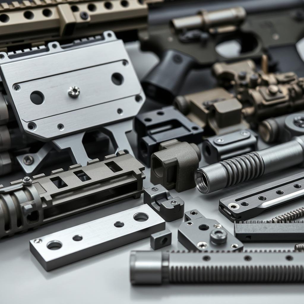 High-strength aluminum alloy forgings for defense and military applications