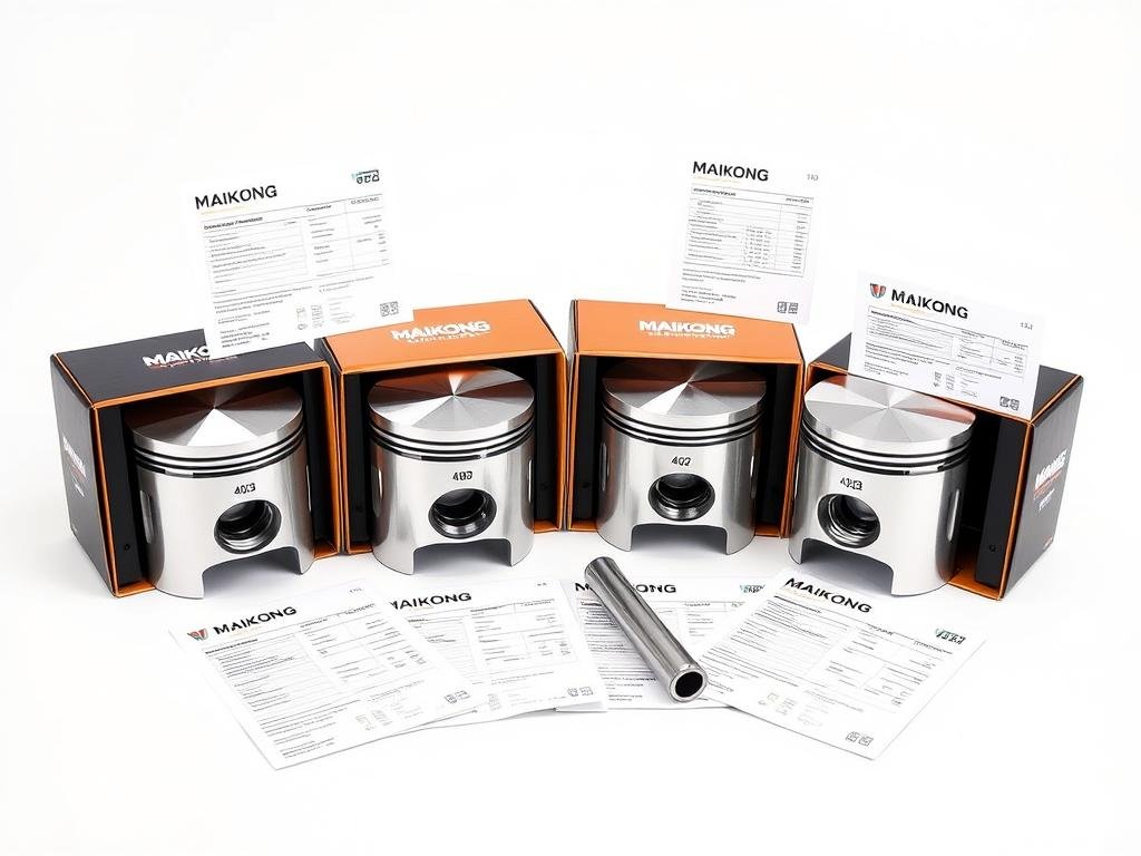 MAIKONG 4032 forged aluminum pistons in professional packaging