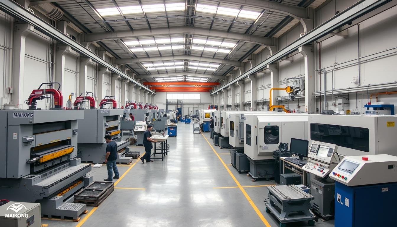 MAIKONG aluminum forging facility showcasing comprehensive manufacturing capabilities