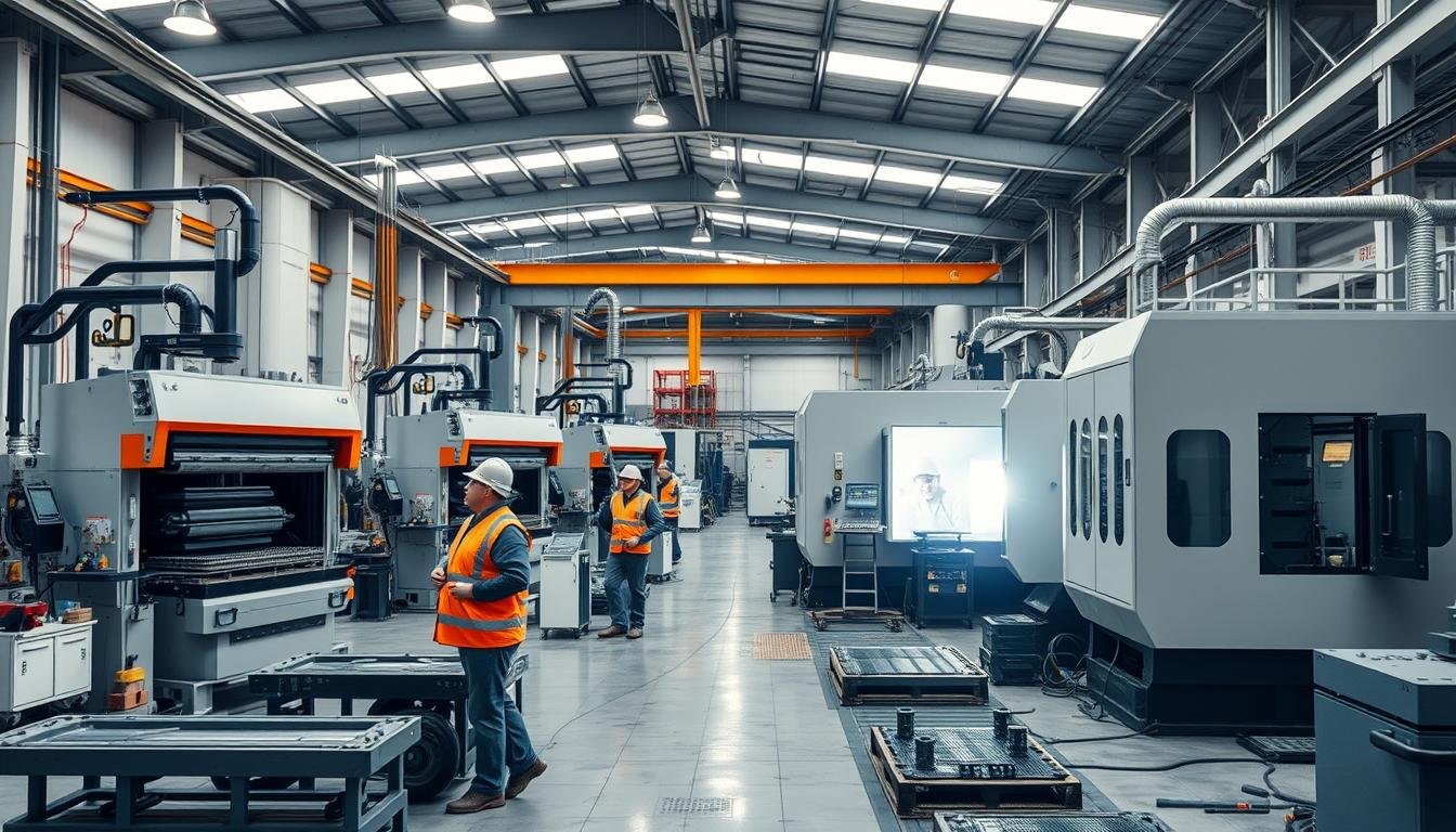 MAIKONG aluminum forging houses production facility with multiple forging presses