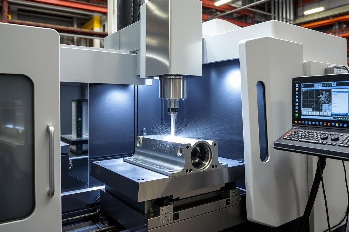 MAIKONG's CNC machining center finishing aluminum forged parts MAIKONG's CNC machining center finishing aluminum forged parts