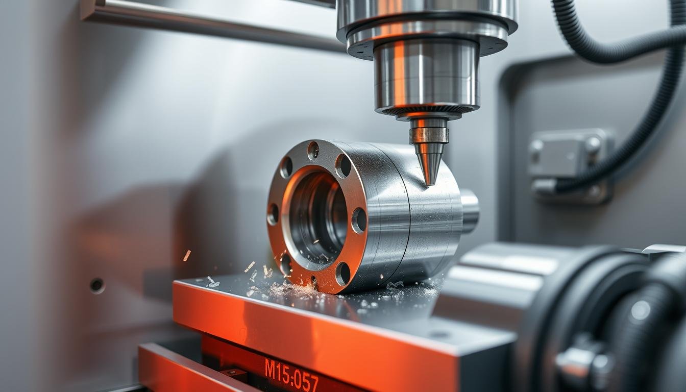 MAIKONG's CNC machining center processing aluminum forgings MAIKONG's CNC machining center processing aluminum forgings