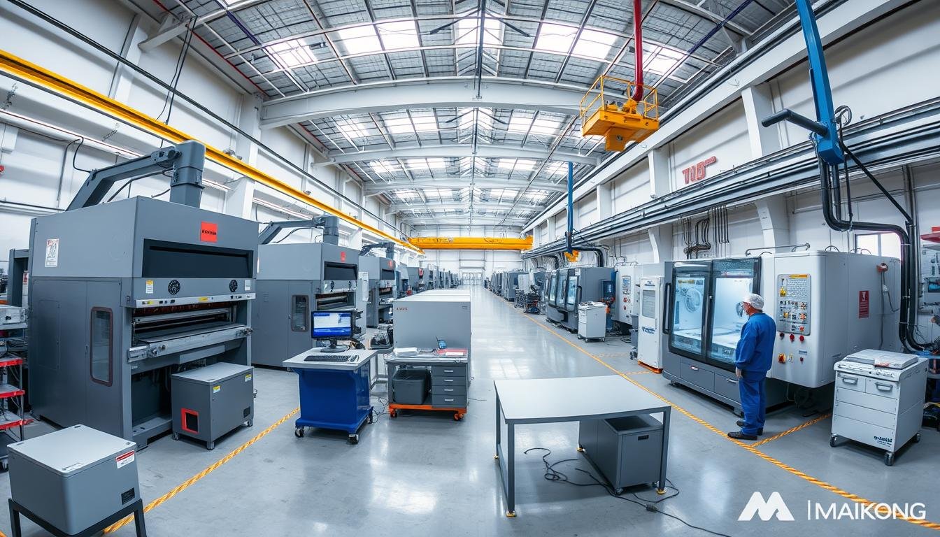 MAIKONG's advanced manufacturing facility for 7075 aluminum forgings