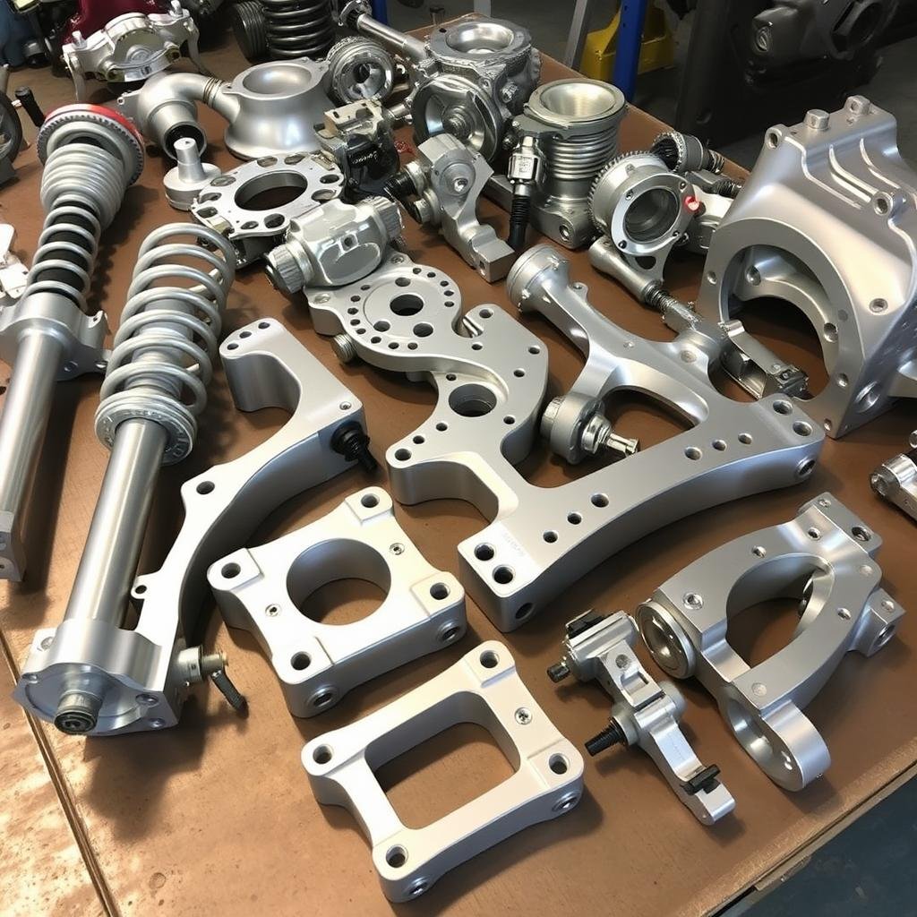 MAIKONG's aluminum forged automotive components MAIKONG's aluminum forged automotive components