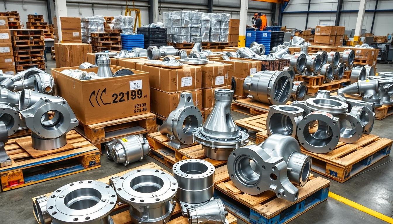 MAIKONG's finished 2219 aluminum forged products ready for shipping