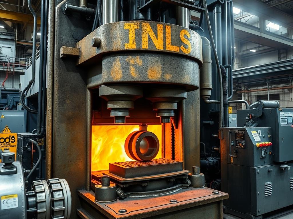 MAIKONG's forging press forming a complex aluminum part