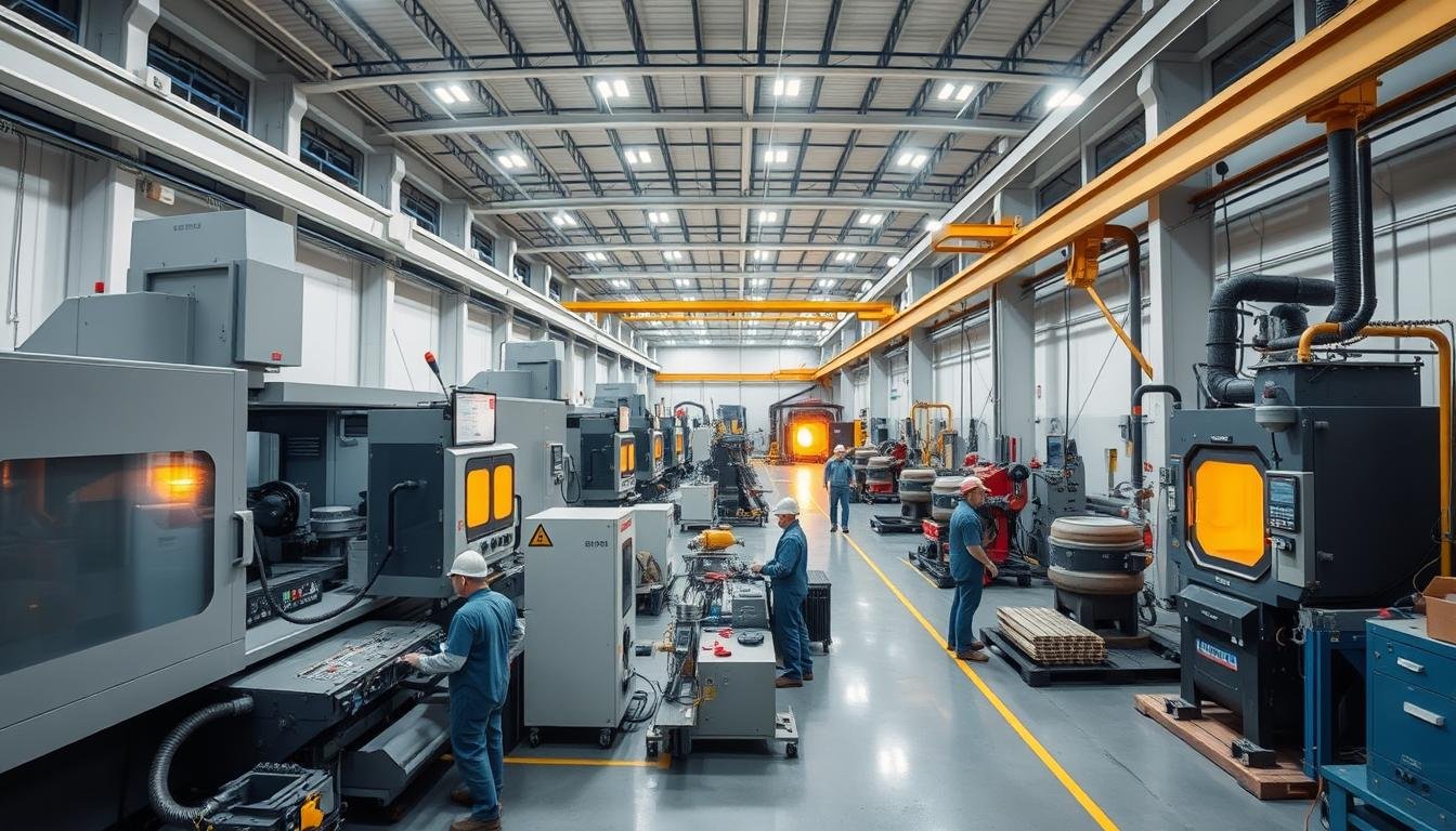 MAIKONG's manufacturing facility showing both billet and casting capabilities