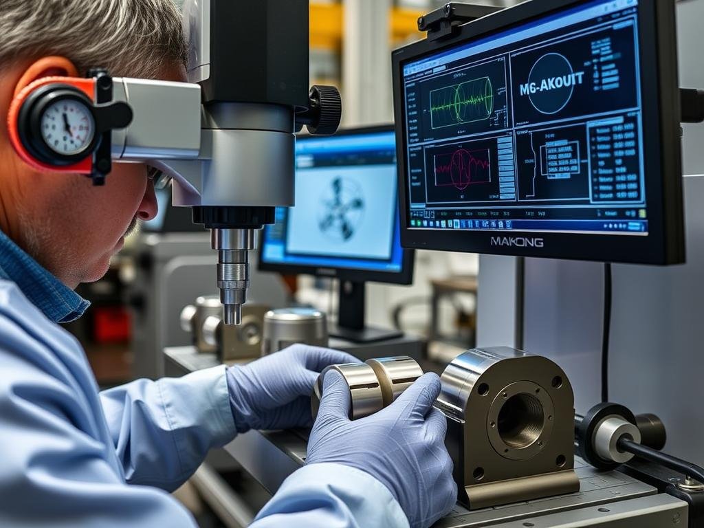 Quality control inspection of billet material components at MAIKONG