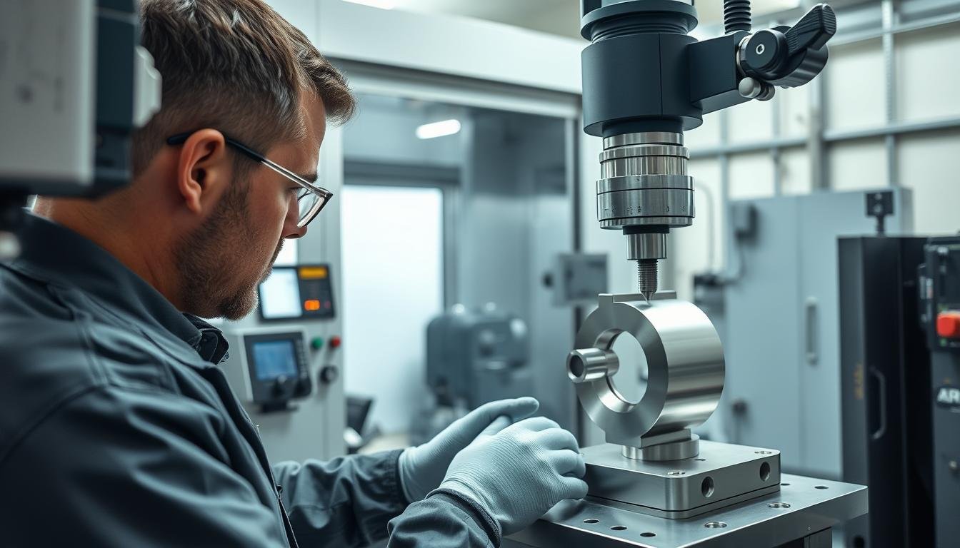 Quality inspection of 2024 aluminum alloy forged components at MAIKONG