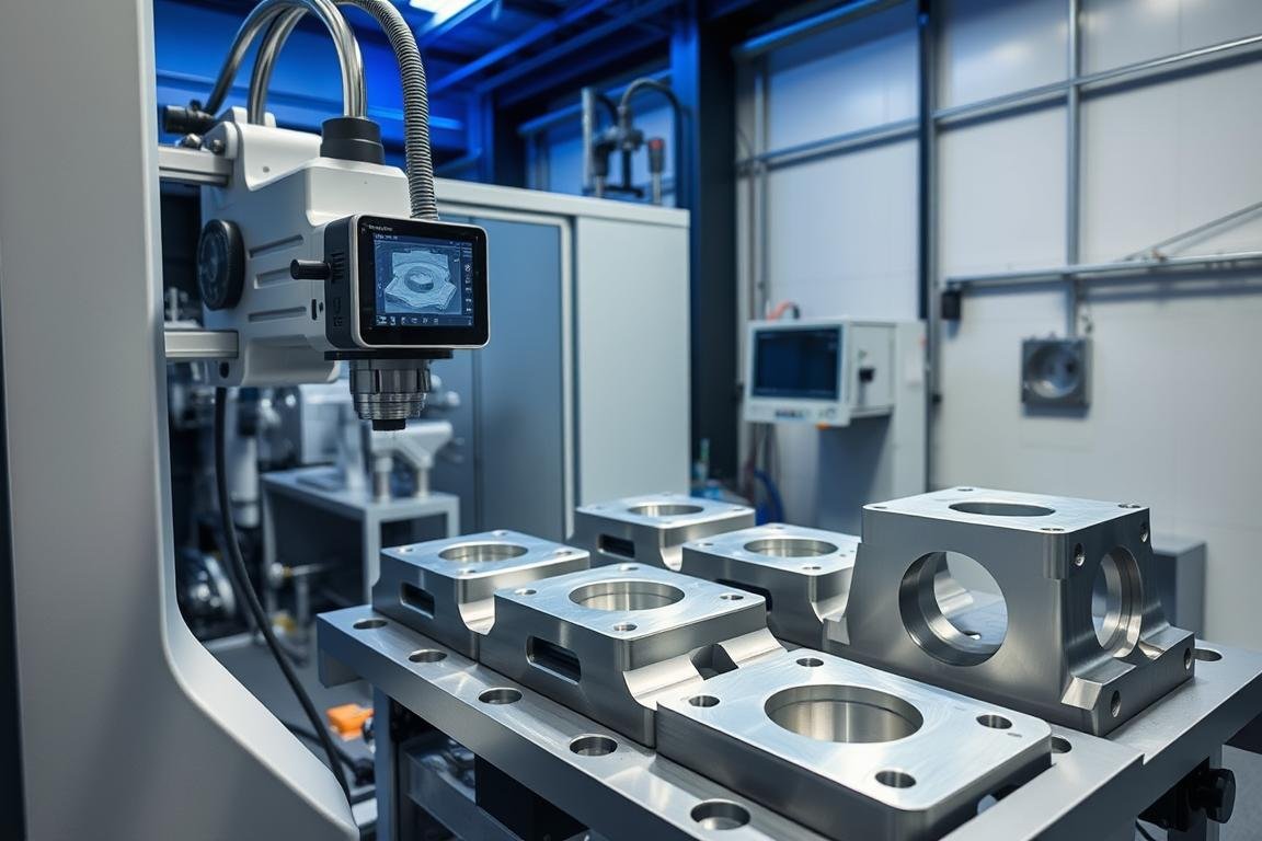 Quality inspection of 6061 aluminum alloy forgings at MAIKONG's testing laboratory