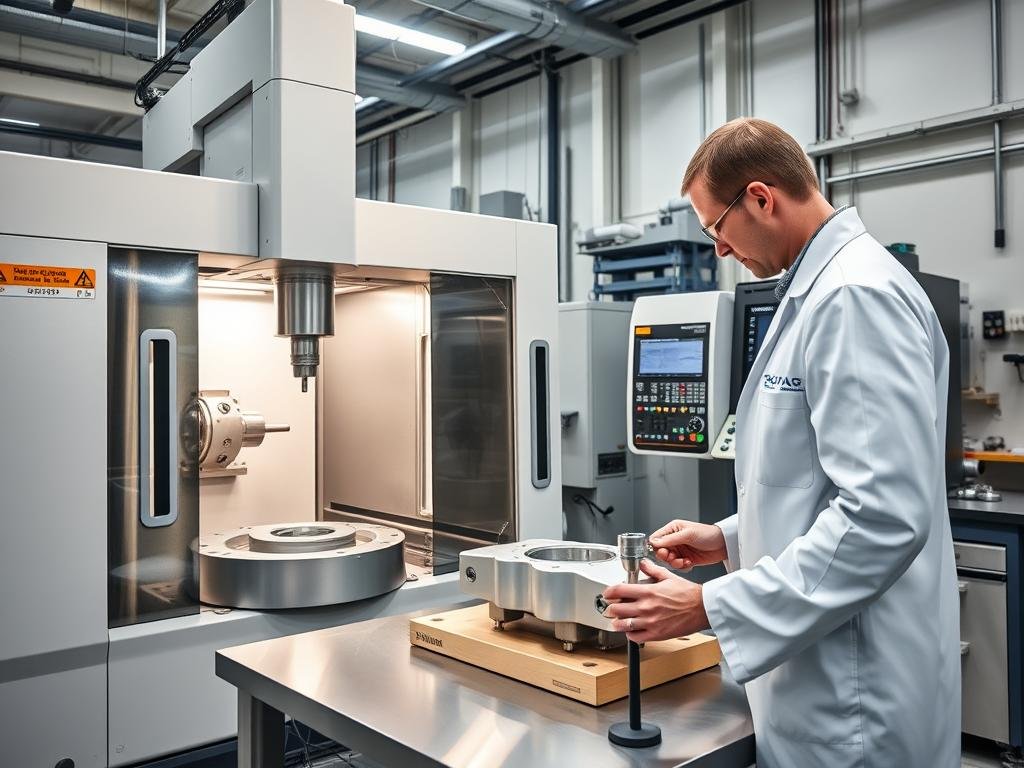 Quality testing of 2024 aluminum forgings at MAIKONG's facility