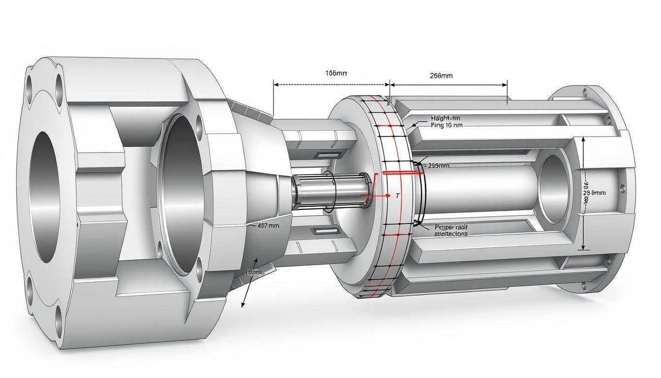 Rib and web design in aluminum forged components
