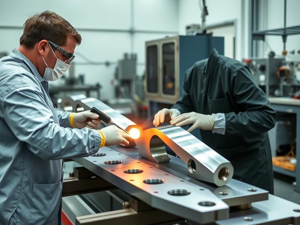 Surface treatment of forged 6061 T6 aluminum