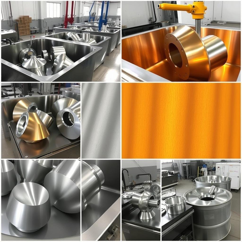 Surface treatment processes for forged aluminum