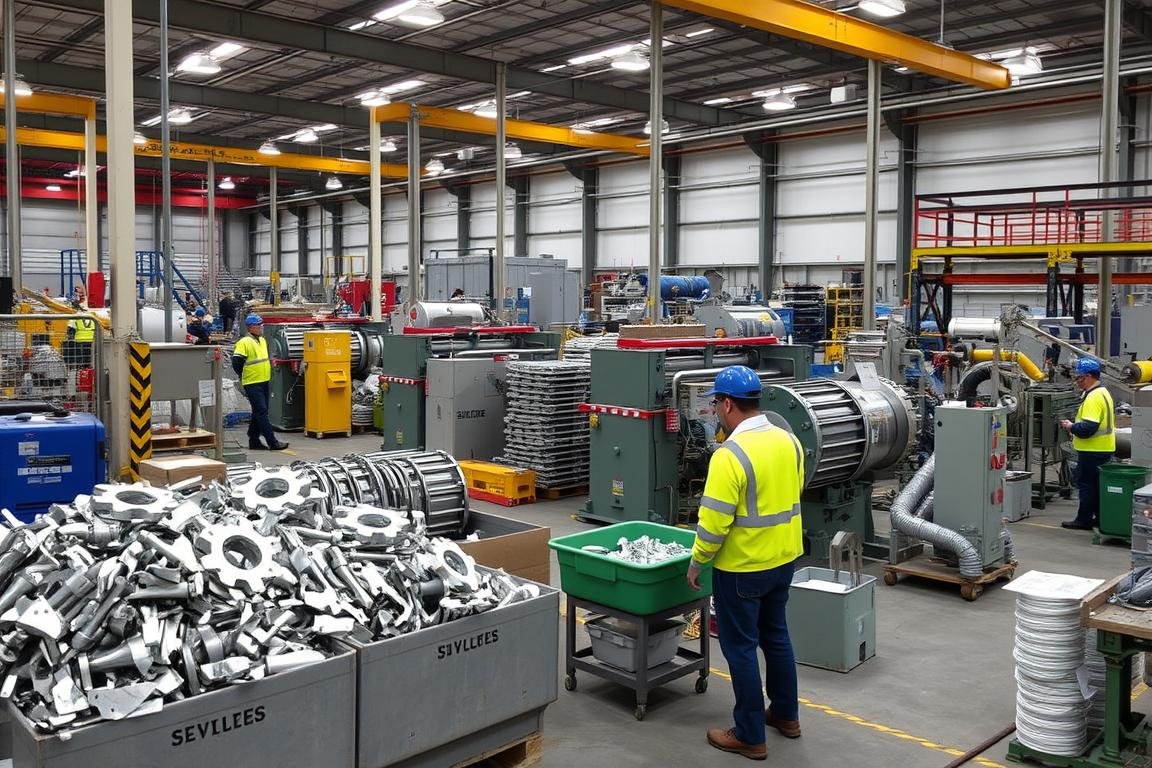 Sustainable manufacturing practices at MAIKONG aluminum forging facility