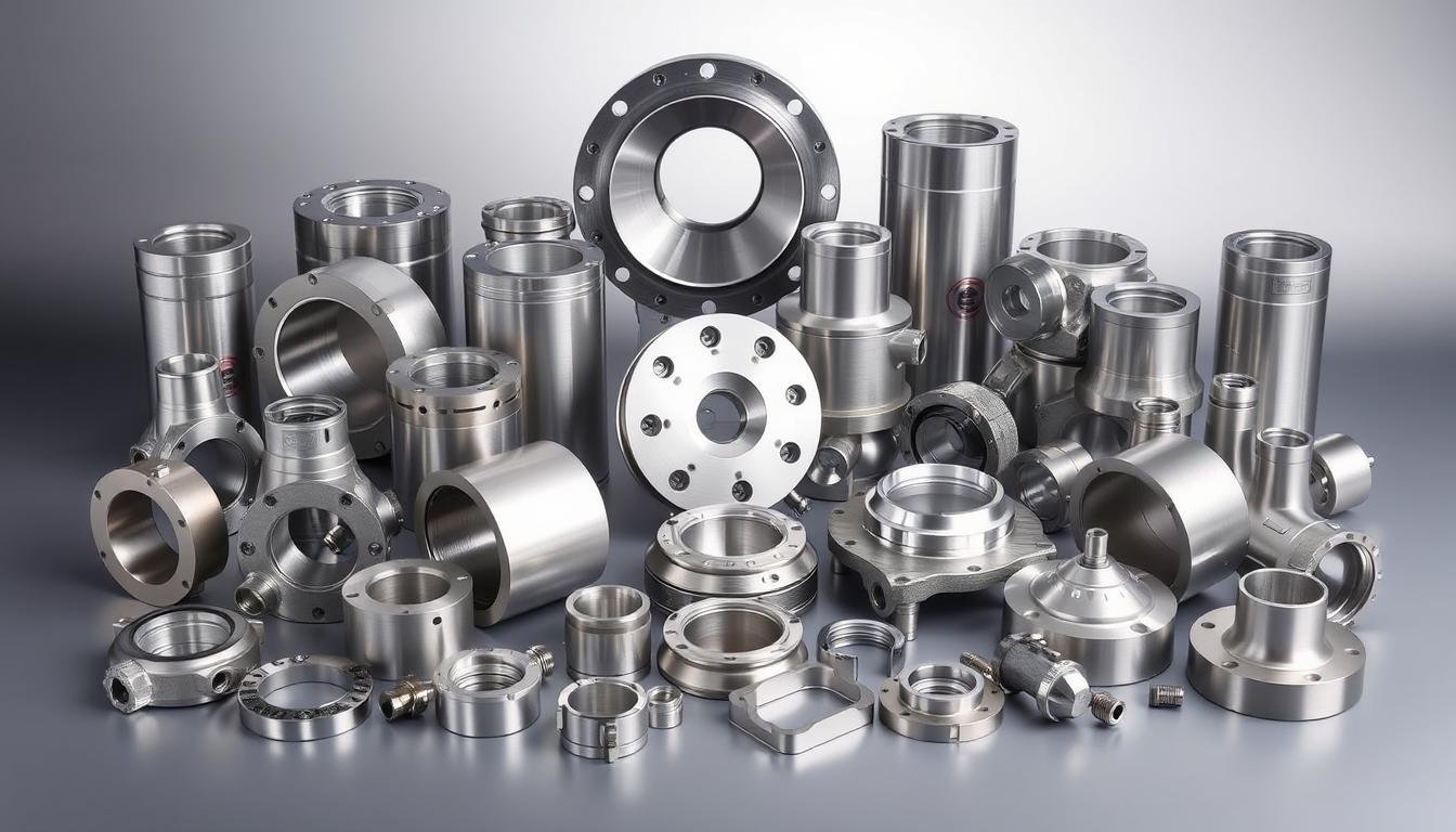 Various 6061 aluminum alloy forged components manufactured by MAIKONG for different industries