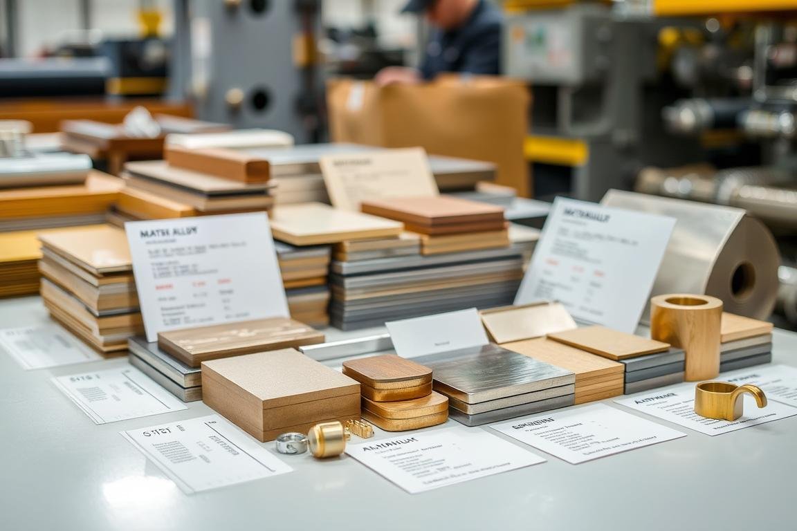 Various metal alloys used in billet and forged manufacturing processes